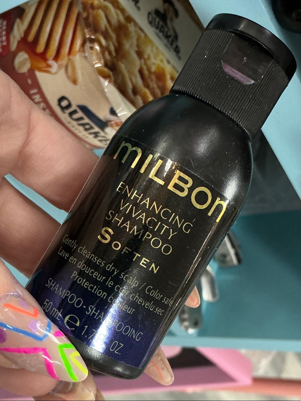 Milbon Enhancing Vivacity Shampoo - Black (50ml) Soften